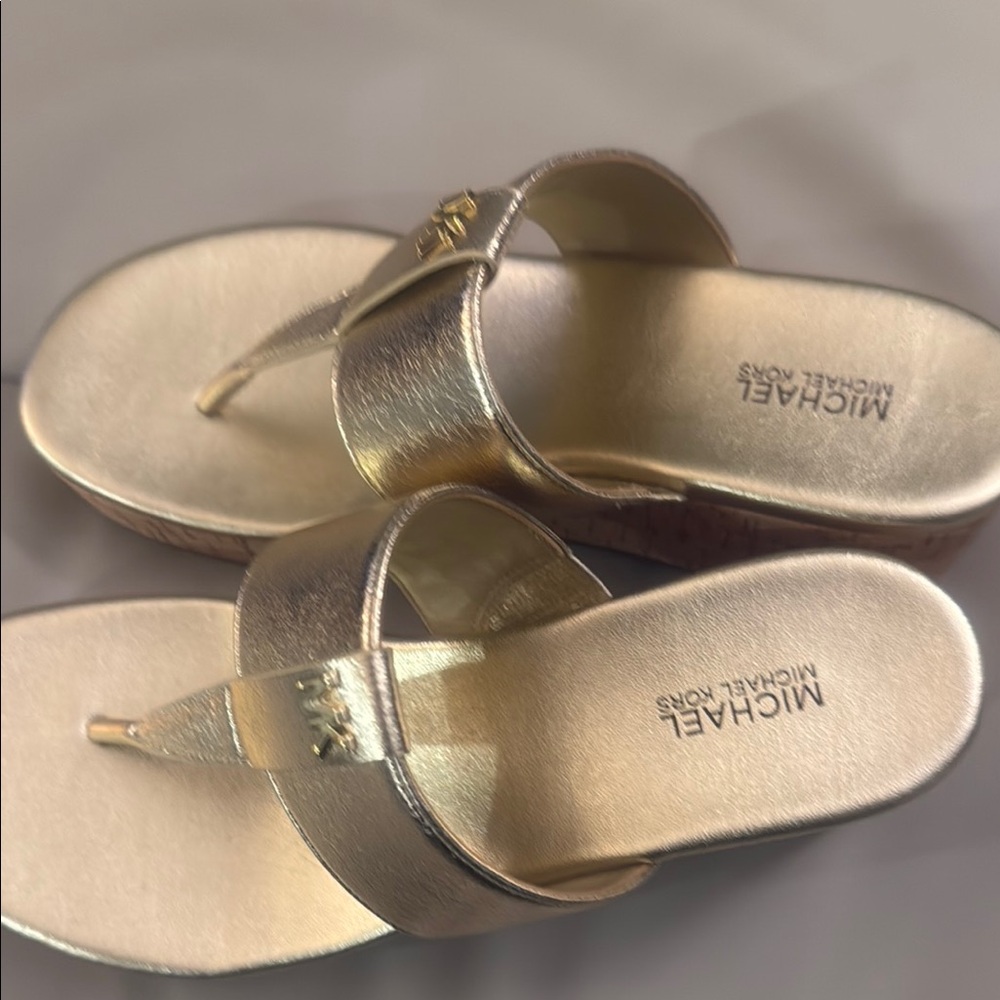 Michael Kors Gold Women's Sandals